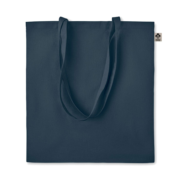 Tote bag coton bio publicitaire 140g - ZIMDE Bleu marine